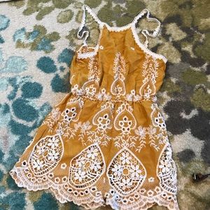 Summer floral romper
